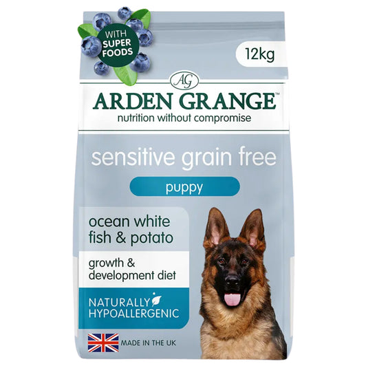 Arden Grange Sensitive Puppy Dry Food - Ocean White Fish & Potato