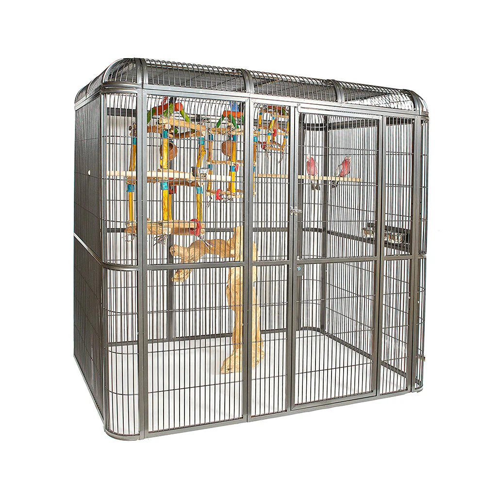 Spacious Parrot Aviary For Home Office Space photo