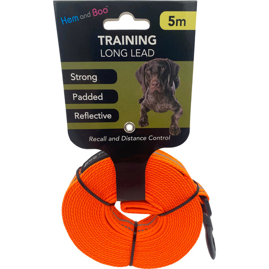 Sports Training Long Lead – Reflective, Durable Dog Lead for Control & Safety