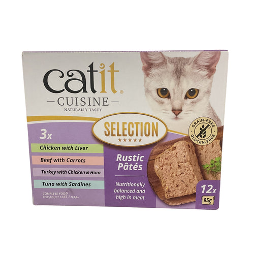 Catit Cuisine Wet Cat Food - Rustic Pates Multipack