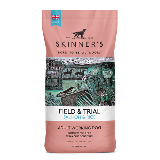 Skinners Sensitive Working Adult Dry Dog Food - Salmon & Rice