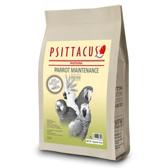 Psittacus Professional Parrot Maintenance – Complete Daily Pellet Food for Pet Parrots