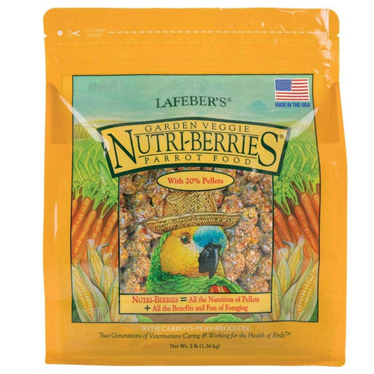 Lafeber's Garden Veggie Parrot Nutri-Berries 1.36Kg