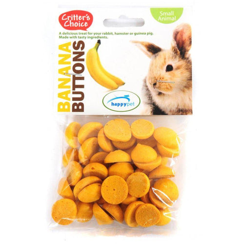 Critters Choice Banana Buttons 40g