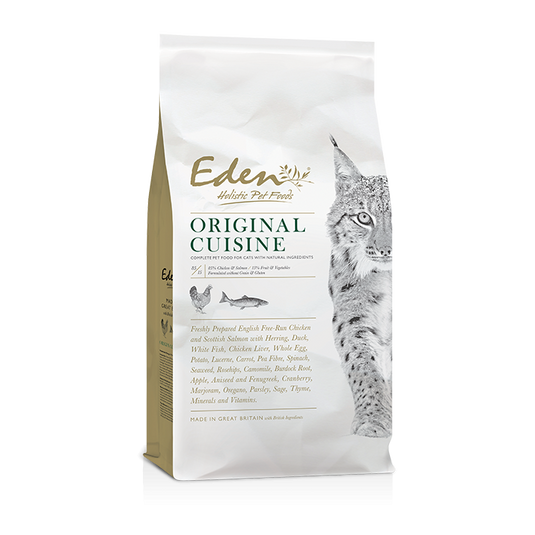 Eden 85/15 Original Cuisine Dry Cat Food - Chicken, Salmon & Vegetables - 4kg