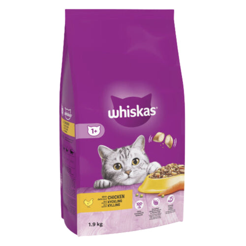 Whiskas 7+ Cat Dry Food Chicken 1.9kg