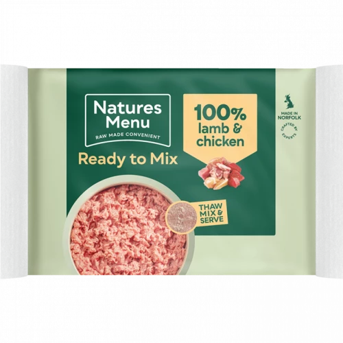 Natures Menu Lamb & Chicken Raw Mixer Freeflow