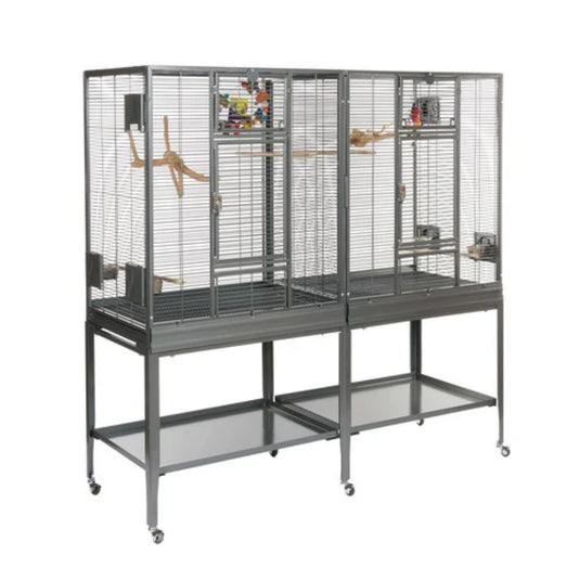 Double Flight Cage Cage