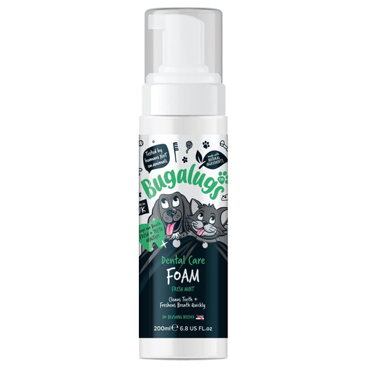 Bugalugs Dental Care Foam 200ml for Dogs & Cats