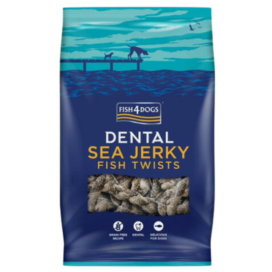 Fish4Dogs Dental Sea Jerky Fish Twists