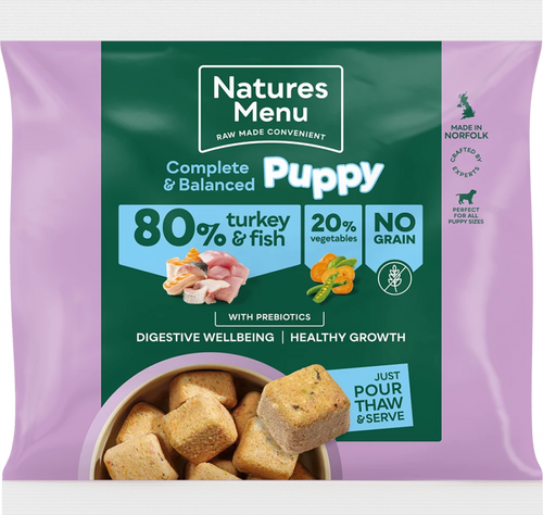 Natures Menu 80/20 Puppy Turkey & Fish 1kg