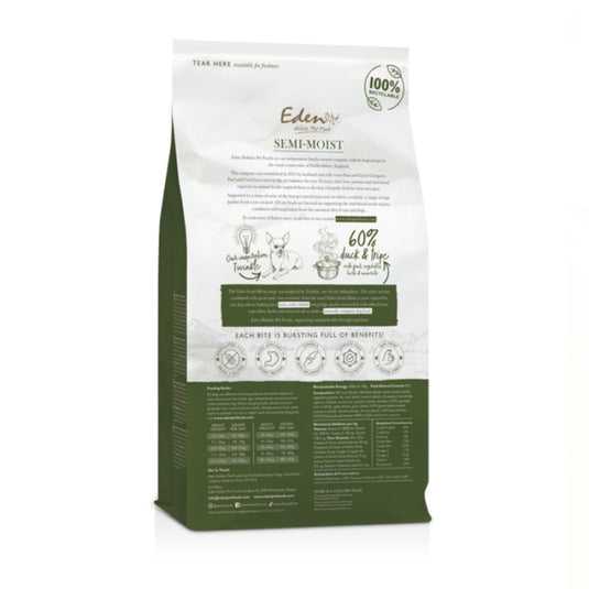 Eden 60/40 Semi-Moist Dog Food – Duck & Tripe
