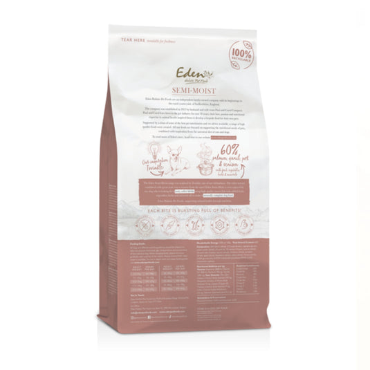 Eden Semi-Moist Dog Food – Salmon & Quail 10kg