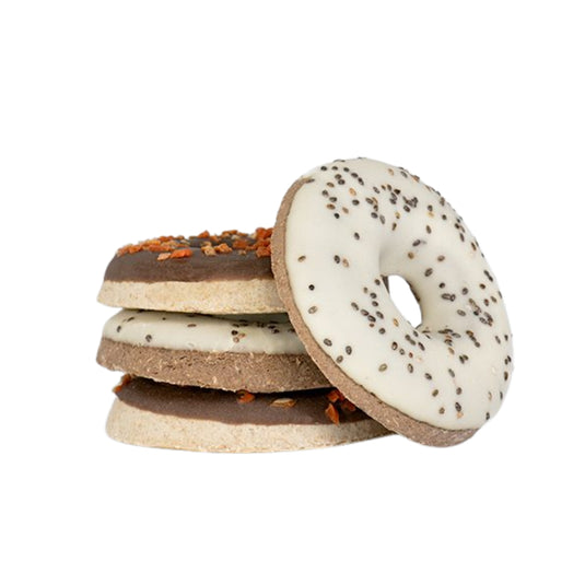 Ruffingtons Dog Doughnuts 4 Pack – Luxury Hand-Decorated Gourmet Treats