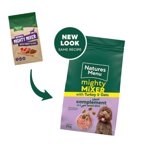 Natures Menu Mighty Mixer Turkey & Oats 2kg