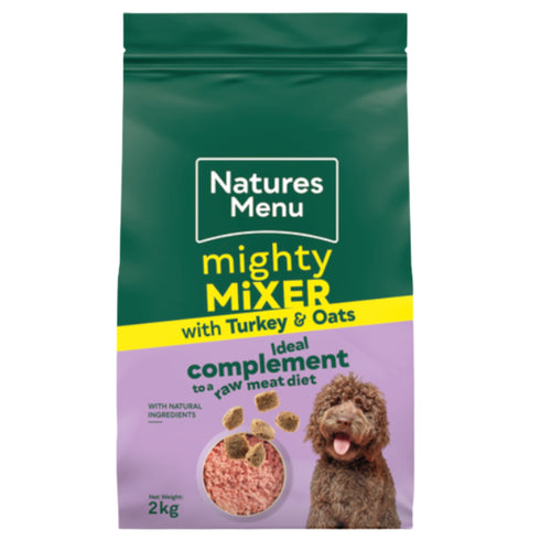 Natures Menu Mighty Mixer Turkey & Oats 2kg