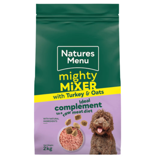 Natures Menu Mighty Mixer Turkey & Oats 2kg