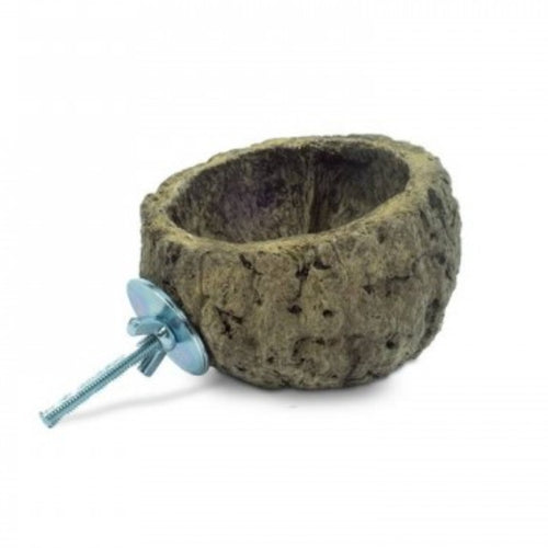 Back Zoo Nature Discovery Bowl – bark enrichment bowl for small pets and birds

