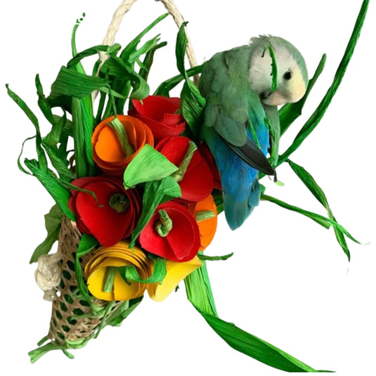 Back Zoo Nature Flower Bouquet – Natural Foraging Bouquet for Birds & Small Animals
