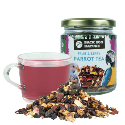 Back Zoo Nature Parrot Fruit & Berry Tea – dried fruit and berry blend for birds