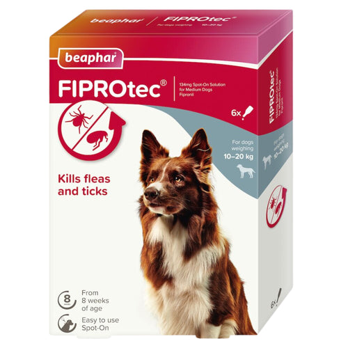 Beaphar Fiprotec Medium Dog x6