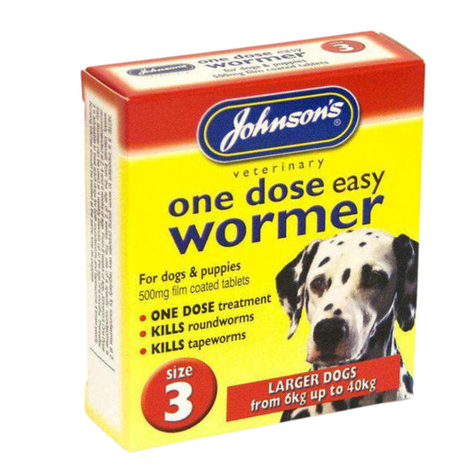 Johnson's Dog Wormer Up To 40kg