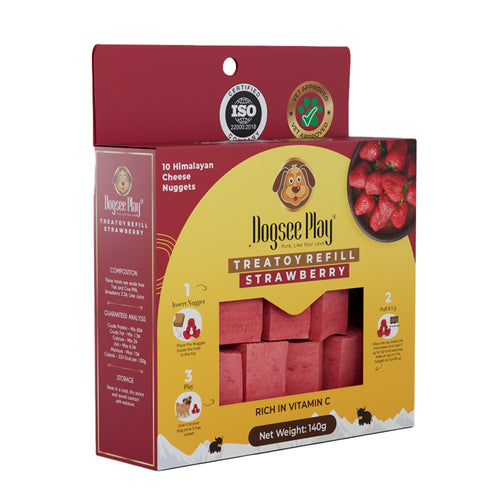 Dogsee Yak Refill Strawberry – Healthy & Tasty Dog Chew